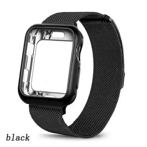 Make a Statement with Our Apple Watch Metal Bracelet Apple Watch Bands apple apple watch apple watch band apple watch strap band bracelet iwatch mesh watch {{ product_collections }} {{ product_description }}