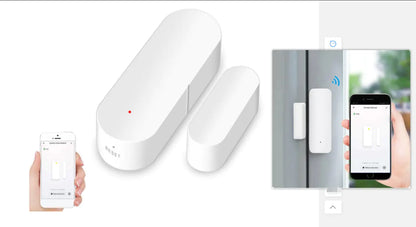 Smart Home Door Sensor White2 Door Lock Safety door and window security sensor Door and Window Sensor door Lock Alram door lock safety door sensor home home door sensor safety security Smart Door Open/Closed Detectors smart door sensor