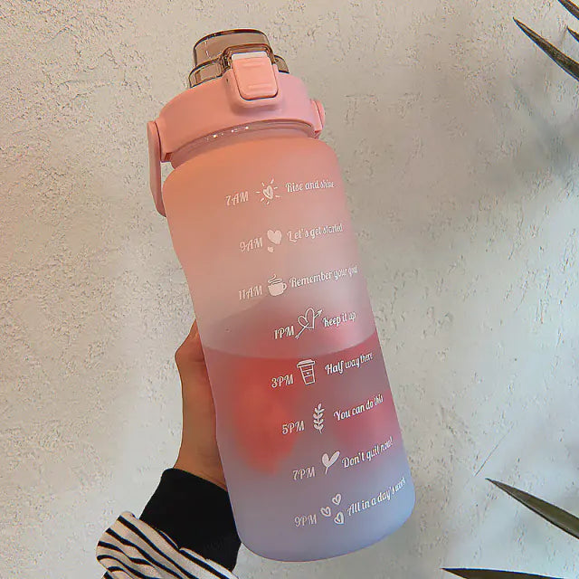 Portable Large-Capacity Water Bottle Pink 2.0L Water Bottles Bottle Capacity dinning dinning table home Large latest water bottle new design water bottle Portable Sports Water Bottles stylish water bottle transparent water bottle Water water bottle water bottle with straw Water Bottles