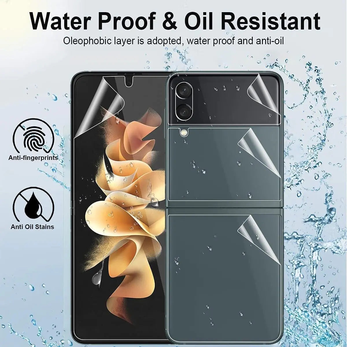 For Samsung Galaxy Z Flip 3 5G Soft Hydrogel Screen Protector Film/HD Lens Cover Mobile Phone Cover & Protectors Case electronics electronics accessories mobile protector mobile case mobile phone mobile phone accessories mobile phone case mobile phone cover mobile phone safety mobile phone screen protector Samsung