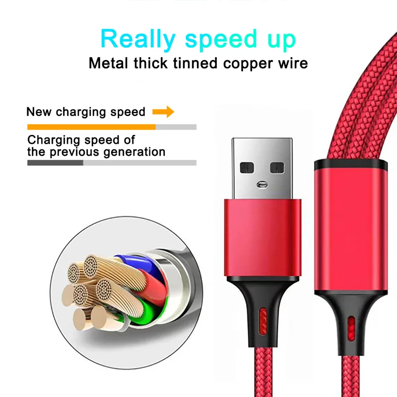 3 In 1 Fast Charging Cable – Universal USB-C, Lightning, Micro-USB for Mobile Devices Charging Cables 3 In 1 Charging Cable durable charging cable fast charging cable Multi-Device Charging Cord Tangle-Free Cable {{ product_collections }} {{ product_description }}