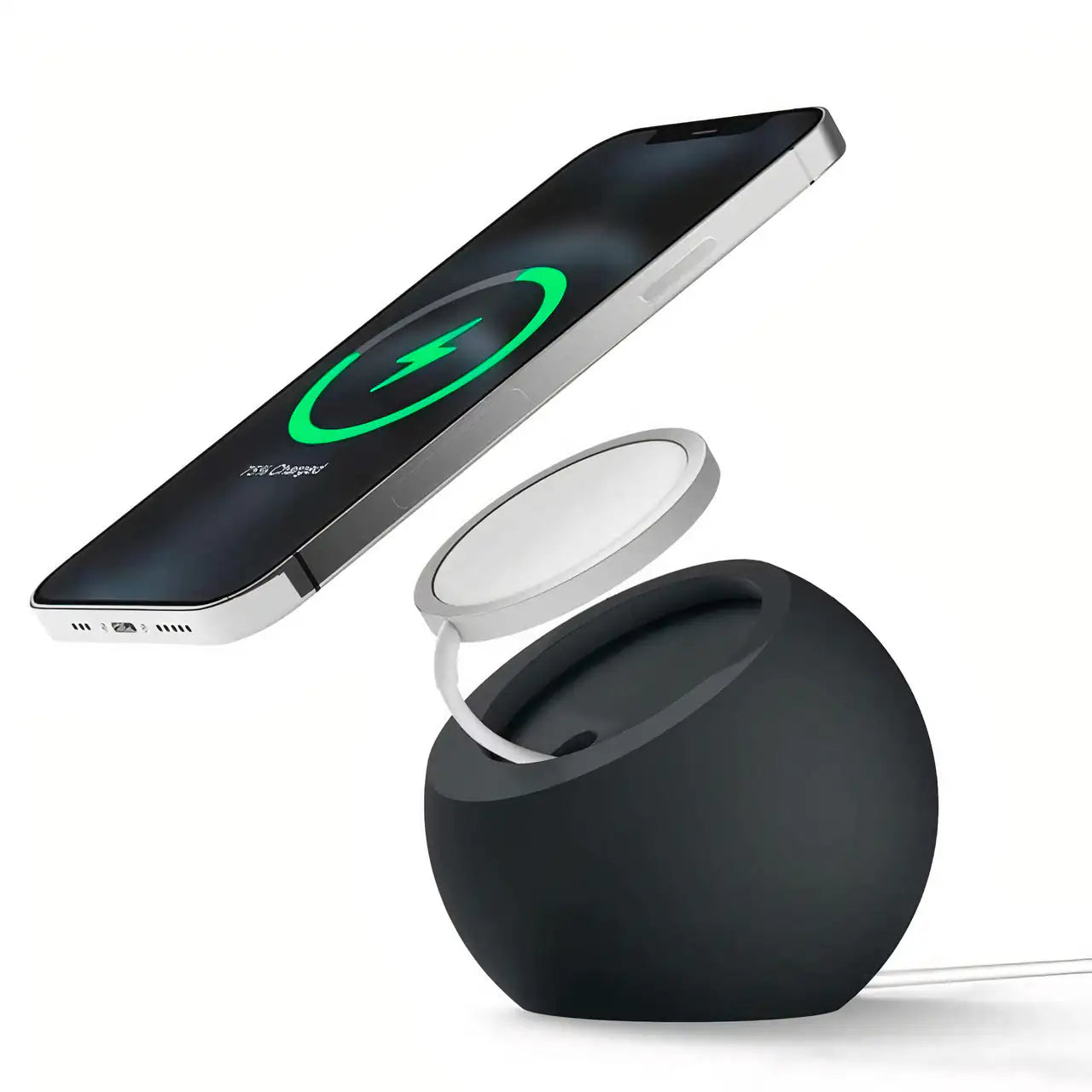 Magnetic Wireless Charger Stand Holder | Fast Wireless Charging | Adjustable Viewing Angles Black Wireless Chargers 15w charging pads charging station fast charger iphone magnetic magsafe wireless {{ product_collections }} {{ product_description }}