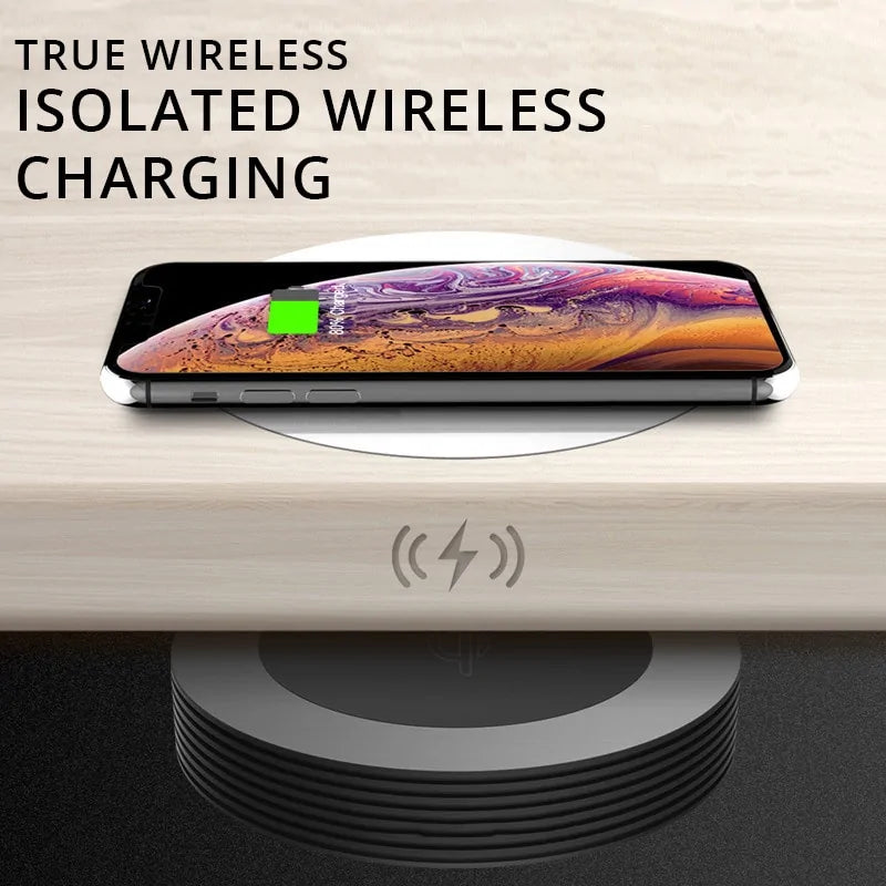 Long Distance Wireless Charger | Effortless Charging | Versatile & Convenient Wireless Chargers 2025 best creative hidden charger hidden chargerfast charger huawei innovative iphone x magnetic New arrival new product phone charger s10 samsung under the desk under the table wireless charger wireless charger for samsung {{ product_collections }} {{ product_description }}