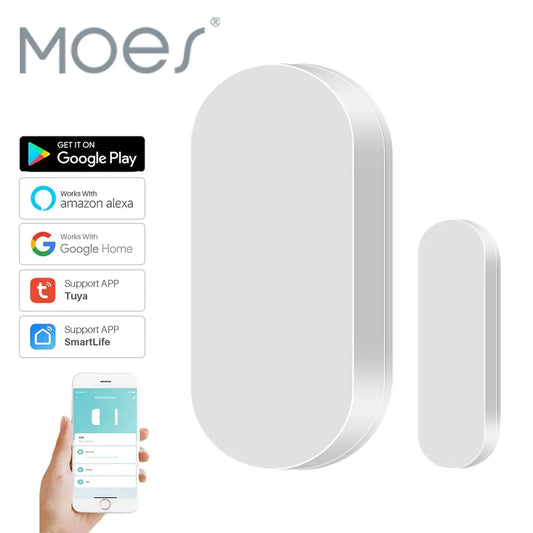 MOES Door & Window Sensor Door Lock Safety door and window security sensor Door and Window Sensor home home security house security security smart door sensor