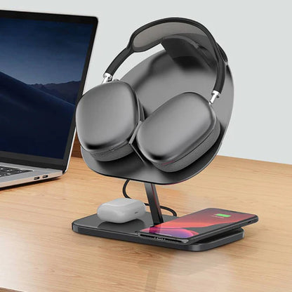 Ultimate 3-in-1 Wireless Charging Dock Mobile Phone Chargers electronics Electronics & Gadgets electronics accessories fast wireless charger intelligent wireless charger Iphone Magnetic Wireless Charger Station Dock iphone wireless charger magnetic wireless charger for iphone apple watch and airpods Ultimate 3-in-1 Wireless Charging Dock wireless charger wireless charger for iphone watch and air pods