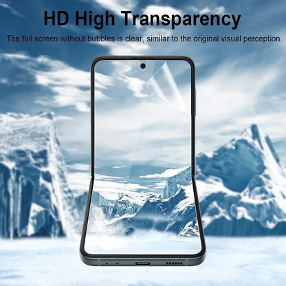 For Samsung Galaxy Z Flip 3 5G Soft Hydrogel Screen Protector Film/HD Lens Cover Mobile Phone Cover & Protectors Case electronics electronics accessories mobile protector mobile case mobile phone mobile phone accessories mobile phone case mobile phone cover mobile phone safety mobile phone screen protector Samsung