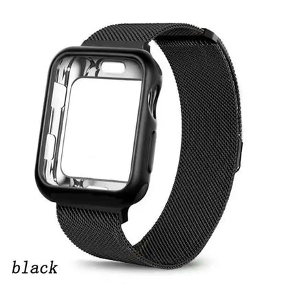 Make a Statement with Our Apple Watch Metal Bracelet Black 40 Millimeter Series 5 4 Apple Watch Bands apple apple watch apple watch band apple watch strap band bracelet iwatch mesh watch {{ product_collections }} {{ product_description }}