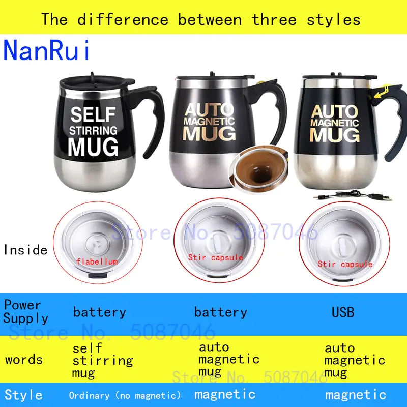 Self Stirring Magnetic Mug Mugs & Cups coffee cup coffee cup with lid coffee maker coffee mug Coffee Mugs dinning dinning table home self stirring coffee mug tea and coffee cups tea cup tea mug