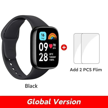 Xiaomi Redmi Watch 3 Active1.83'' LCD Display Blood Oxygen Heart Rate Bluetooth Voice Call 100+ Sport Modes Black Add film Smart Watches electronics Electronics & Gadgets smart watch smart watches Xiaomi