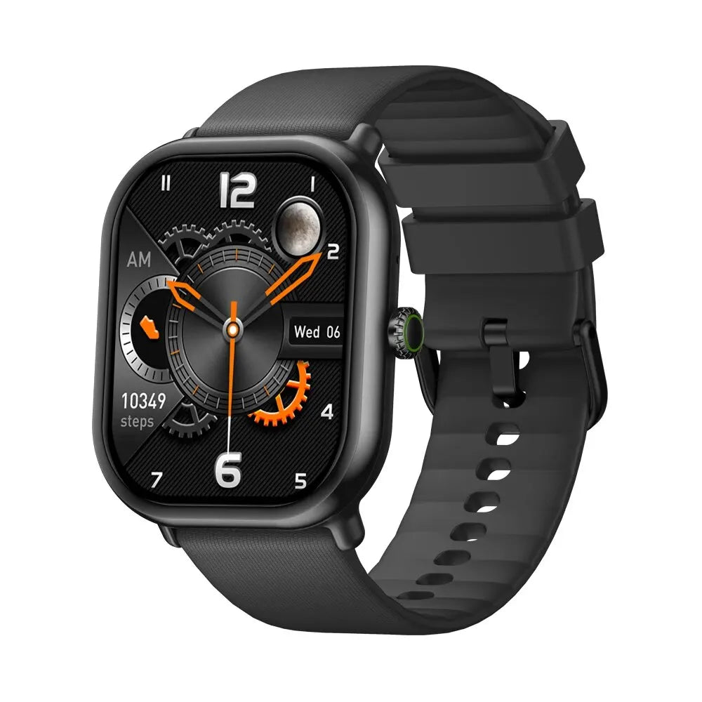 New Zeblaze GTS 3 Pro Voice Calling Smart Watch Ultra-big HD AMOLED Screen Health and Fitness Tracking Smartwatch for Men Women Midnight Black Smart Watches electronics smart watch