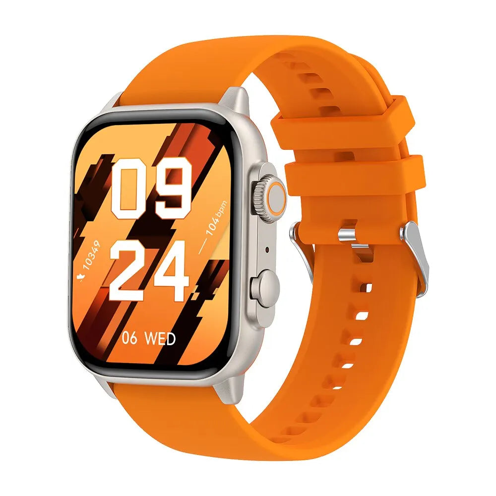 COLMI C81 2.0 Inch AMOLED Smartwatch Support AOD 100 Sports Modes IP68 Waterproof Smart Watch Men Women PK Ultra Series 8 Orange Smart Watches electronics health tracking sleep tracking smart watch