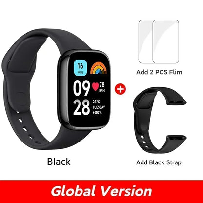 Xiaomi Redmi Watch 3 Active1.83'' LCD Display Blood Oxygen Heart Rate Bluetooth Voice Call 100+ Sport Modes Black N Black Strap Smart Watches electronics Electronics & Gadgets smart watch smart watches Xiaomi