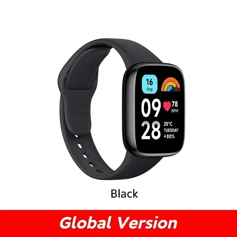 Xiaomi Redmi Watch 3 Active1.83'' LCD Display Blood Oxygen Heart Rate Bluetooth Voice Call 100+ Sport Modes Black Smart Watches electronics Electronics & Gadgets smart watch smart watches Xiaomi