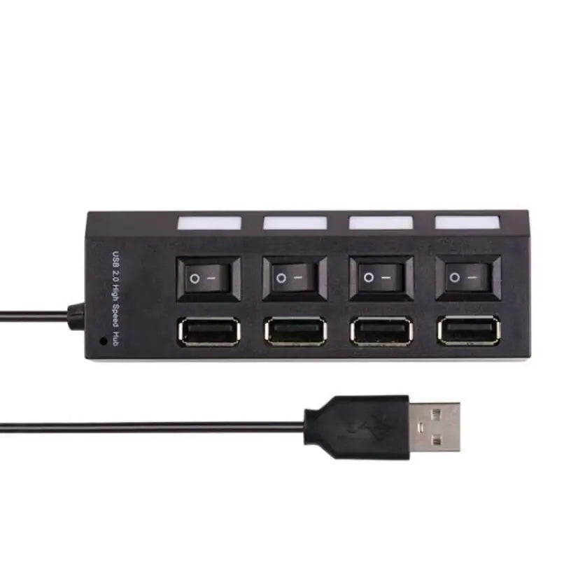 Multiport 4 Slot USB Hub 2.0 Power Board Computer Table & Accessories 4 Slot USB Hub 2.0 computer table electronics electronics accessoires USB HUB