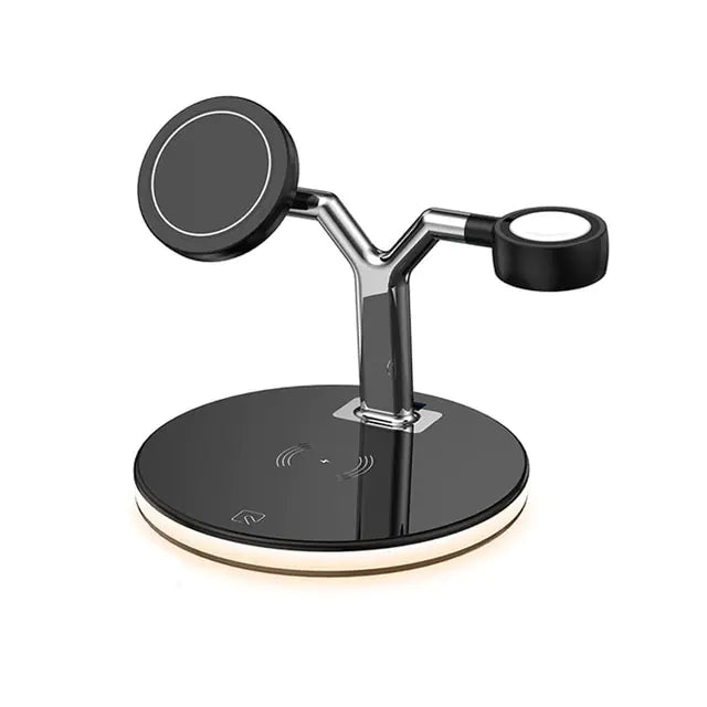 Magnetic Wireless Charger Stand | Fast Charging | Self-Adhesive Remote Control Phone Holder Wireless Chargers 3 in 1 air pods apple watch charging pads charging station fast charger iphone magnetic magsafe New arrival wireless charger {{ product_collections }} {{ product_description }}