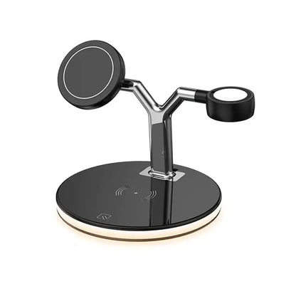 Magnetic Wireless Charger Stand | Fast Charging | Self-Adhesive Remote Control Phone Holder Black Wireless Chargers 3 in 1 air pods apple watch charging pads charging station fast charger iphone magnetic magsafe New arrival wireless charger {{ product_collections }} {{ product_description }}