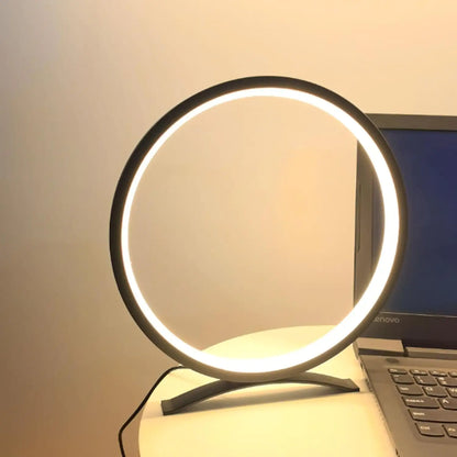 Contemporary Sleek LED Desk Light – Modern Elegance for Your Home Table Lamp Table Lamps adjustable brightness contemporary decor dimmable eco-friendly home lamp led LED lamp minimalist ring shape sleek sophisticated versatile {{ product_collections }} {{ product_description }}