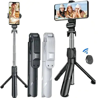 4 in1 Selfie Tripod With Integrated Light - Selfie 360 Tripods & Monopods automatic selfie sticks electronics electronics accessories selfie stick selfie sticks selfie tripod tripod with integrated light tripods video accessories video and photography