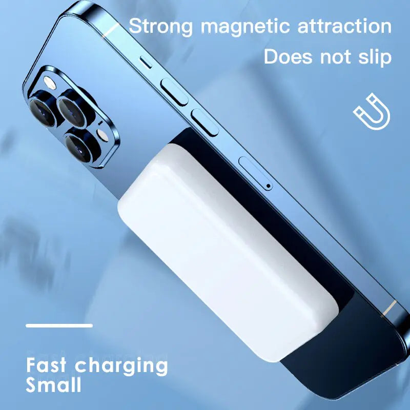 20000 mAh Mini Wireless Portable Power Bank | Fast Charging | Best iPhone 12/13 Charger Wireless Power Banks 20000 mah apple battery fast charger high capacity iphone magnetic magsafe portable premium quality wireless {{ product_collections }} {{ product_description }}