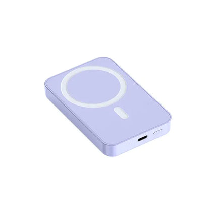 20000 mAh Mini Wireless Portable Power Bank | Fast Charging | Best iPhone 12/13 Charger Purple purple Wireless Power Banks 20000 mah apple battery fast charger high capacity iphone magnetic magsafe portable premium quality wireless {{ product_collections }} {{ product_description }}