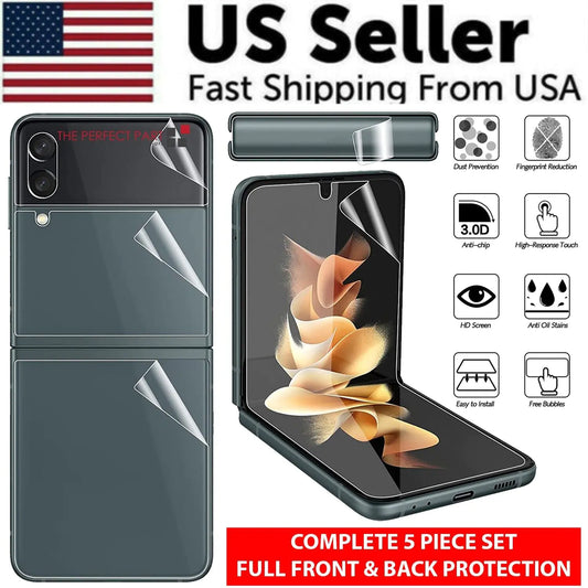 For Samsung Galaxy Z Flip 3 5G Soft Hydrogel Screen Protector Film/HD Lens Cover Mobile Phone Cover & Protectors Case electronics electronics accessories mobile protector mobile case mobile phone mobile phone accessories mobile phone case mobile phone cover mobile phone safety mobile phone screen protector Samsung