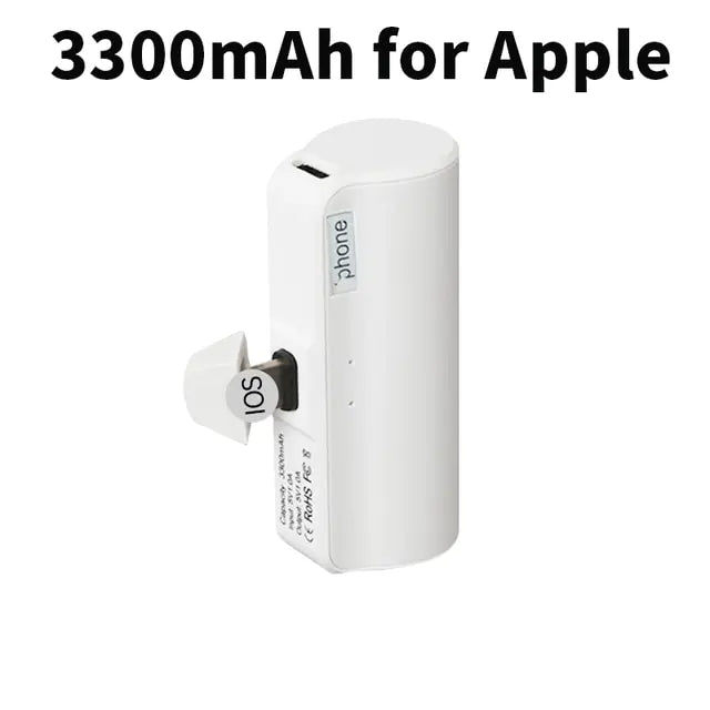 Mini Power Bank – Portable Charging Without the Cord Hassle Power banks 5000 android c type iphone lightening mini New arrival power bank {{ product_collections }} {{ product_description }}