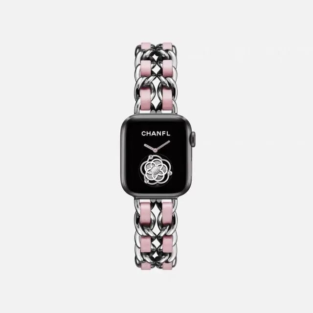 Upgrade Your Apple Watch with Our Stainless Steel Strap Bands Silver Pink 42 MM or 44 MM Apple Watch Bands apple watch apple watch band apple watch strap new arrival stainless steel {{ product_collections }} {{ product_description }}