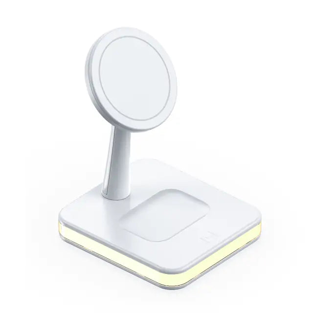 25W Magnetic Wireless Charger Stand | Fast & Efficient | Qi-Certified Wireless Chargers 22w 25w 3 in 1 air poods airpods apple apple watch charger charging pads charging station fast charger iphone led light magsafe mbile charger stand table lamp wireless charger {{ product_collections }} {{ product_description }}